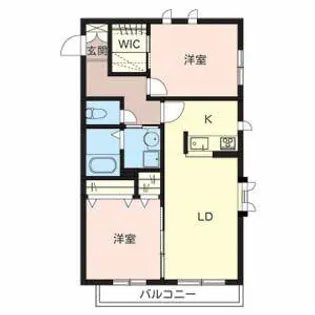 MAST Court四条町A【A201号室】の間取り