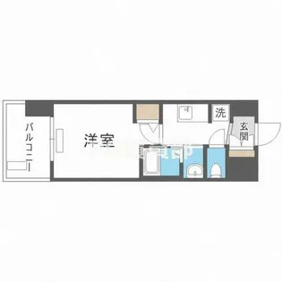 エステムコート難波Ⅶビヨンド【5階】の間取り