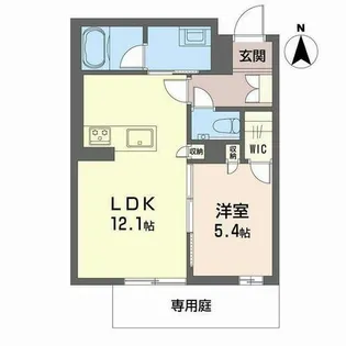 シャーメゾン カーサレジオ【0101号室】の間取り