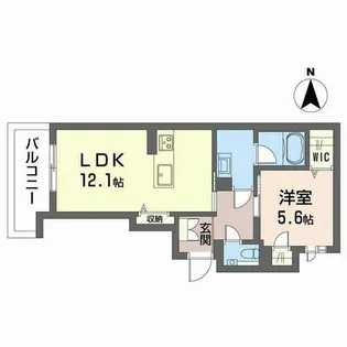 シャーメゾン カーサレジオ【0303号室】の間取り