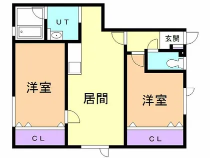 ハピネス【301号室】の間取り