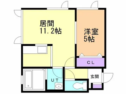 Progresso【203号室】の間取り