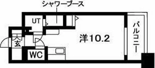 N.S.ZEAL 大曽根【4階】の間取り