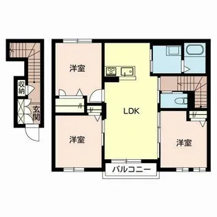 ベル・マルジェ【0203号室】の間取り