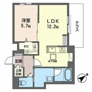 Alivio【0101号室】の間取り