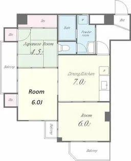 シルフィード【5階】の間取り