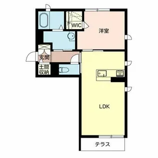 シャーメゾン アイ【1階】の間取り