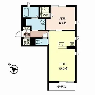 シャーメゾン アイ【1階】の間取り