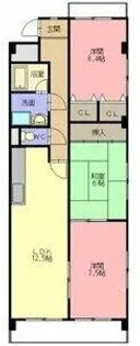 ラピス ド 相生【1階】の間取り