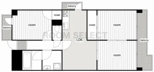 エスポア日吉【8階】の間取り
