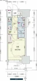 プレサンスNAGOYAシティオ【12階】の間取り