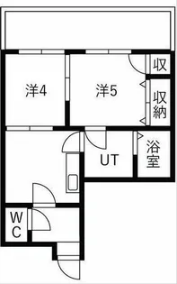 クリアサカイ壱番館【102号室】の間取り