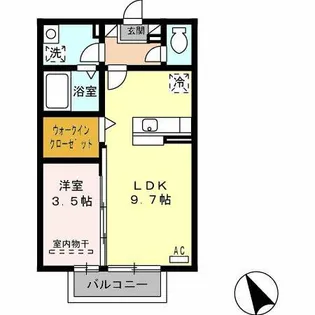 エクレール グランデ A棟【2階】の間取り