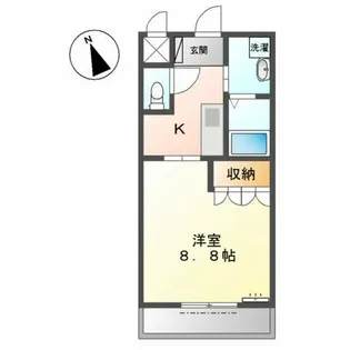 サンパレスⅥ【1階】の間取り
