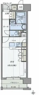 CITY SPIRE難波WEST【10階】の間取り