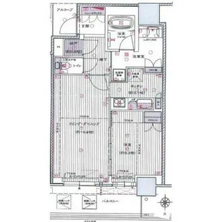 シエリアタワー千里中央【15階】の間取り