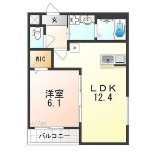 グランメゾンゆずり葉Ⅰ番館【1階】の間取り