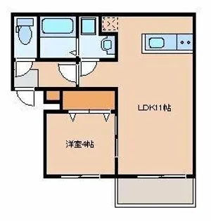 リテラ大楠【3階】の間取り