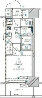 ディアレイシャス名駅WEST【11階】の間取り