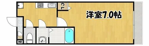 AILE岡場Ⅲ【3階】の間取り