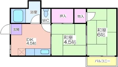 池内マンション【5階】の間取り
