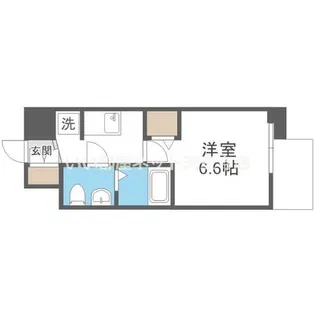 エグゼ大阪CITYアインツ【3階】の間取り