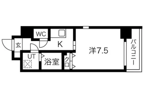 兵庫県西宮市江上町【マンション】の間取り