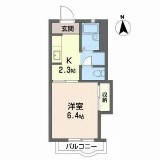 メゾンF・H【1階】の間取り