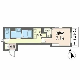 シャーメゾン高宮ペルーレ【A0201号室】の間取り