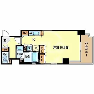 アーバネックス北浜【12階】の間取り