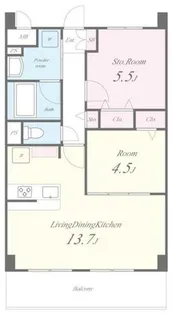 アルカコーバ【103号室】の間取り
