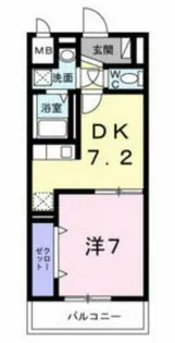 グランMコート新大阪【5階】の間取り