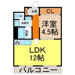 グリーンハウス吉【3階】の間取り