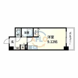 ビスタ江坂南【8階】の間取り