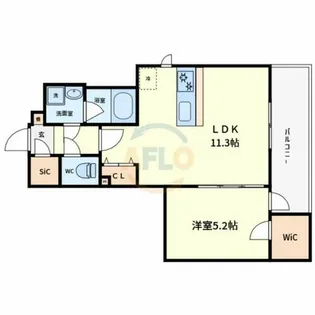 ウェルスクエア山坂【2階】の間取り