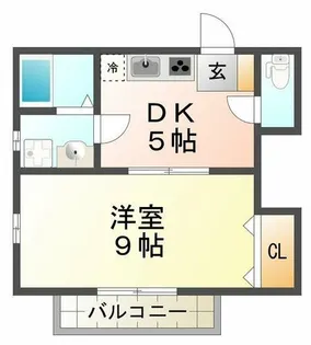 パル松本【1階】の間取り
