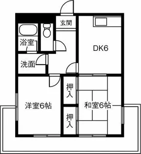 フローレンス西島【201号室】の間取り