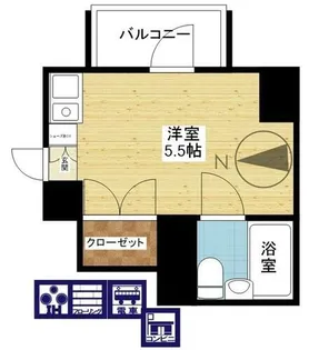 ユニーブル新大阪【7階】の間取り