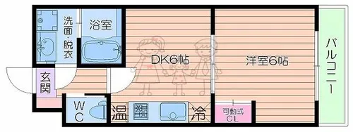 エトワール松崎【1階】の間取り