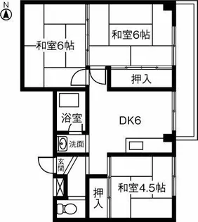 ハイツ吉田【301号室】の間取り