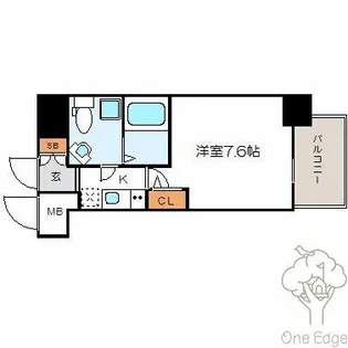 ARISTO扇町【4階】の間取り