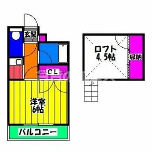 オーセンティックハウス【1階】の間取り
