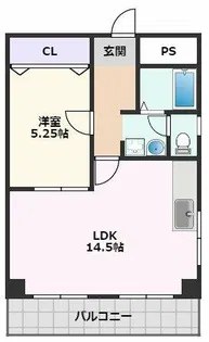 ナンノ第5号館【1階】の間取り