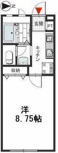 ボーナコム【1階】の間取り