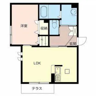 フィオーレ【0101号室】の間取り