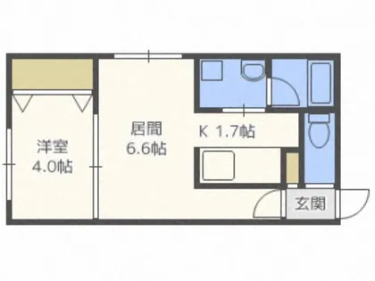 Medicrest(メディクレスト)【2階】の間取り