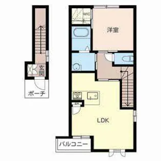 ヴィアレ【0203号室】の間取り