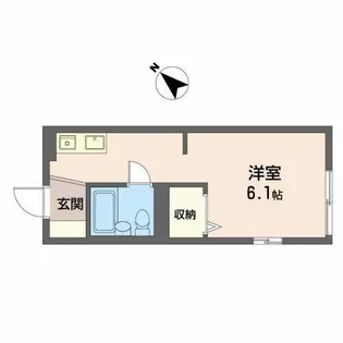 メゾン・ド・オーエム【0102号室】の間取り