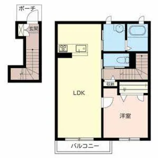 シャーメゾン横尾【0203号室】の間取り