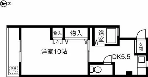 尾州マンション【603号室】の間取り